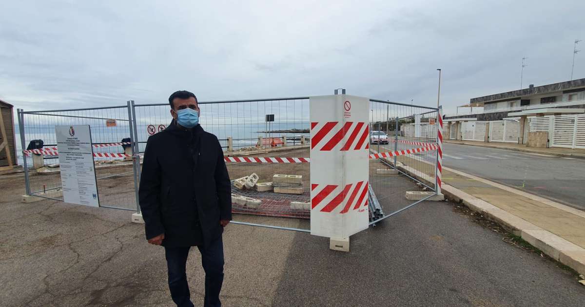 Bari, iniziati i lavori di riqualificazione della strada costiera di Torre a Mare